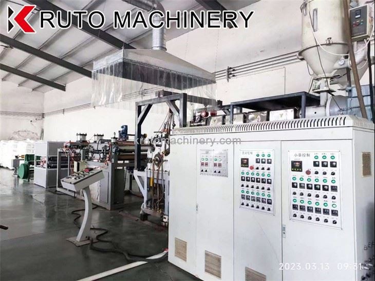 Plastic Extruder Turf Mat Making Line